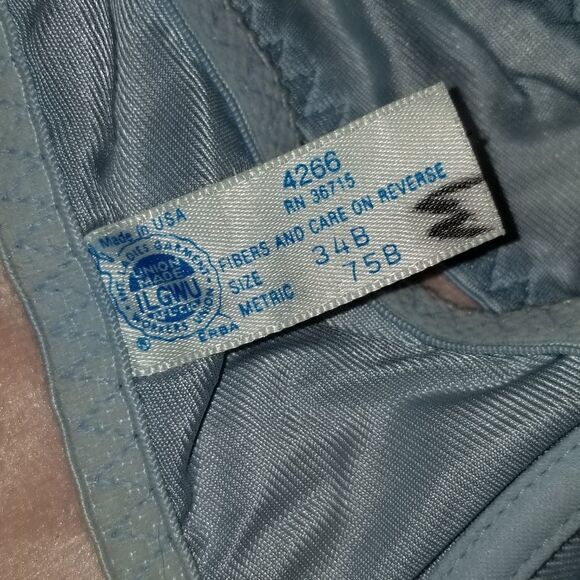 Vintage USA ILGWU Union Label bra 34B - Picture 5 of 10